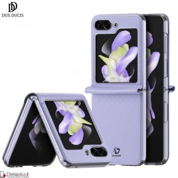 Dux Ducis bril dirbtinės odos dėklas - violetinis (Samsung Z Flip 5) Dux Ducis bril dirbtinės odos dėklas - violetinis (Samsung Z Flip 5)